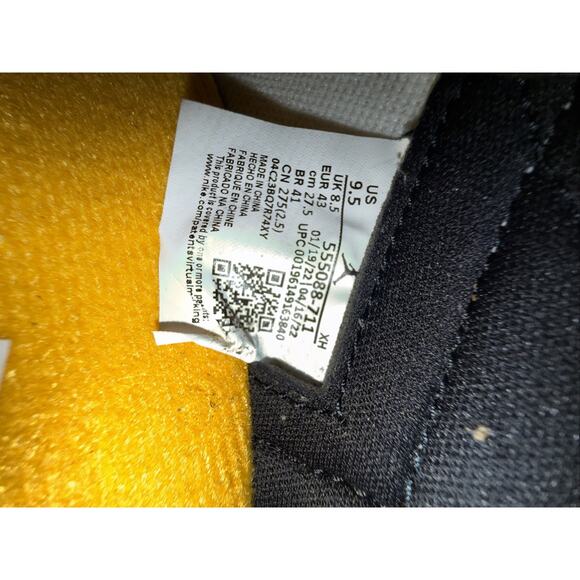 Size 9.5 - Jordan 1 Retro OG High Yellow Toe OG BOX main image 5